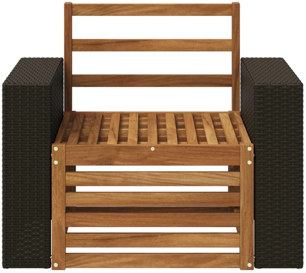 Lauko Vidurinis Sofa Natūrali