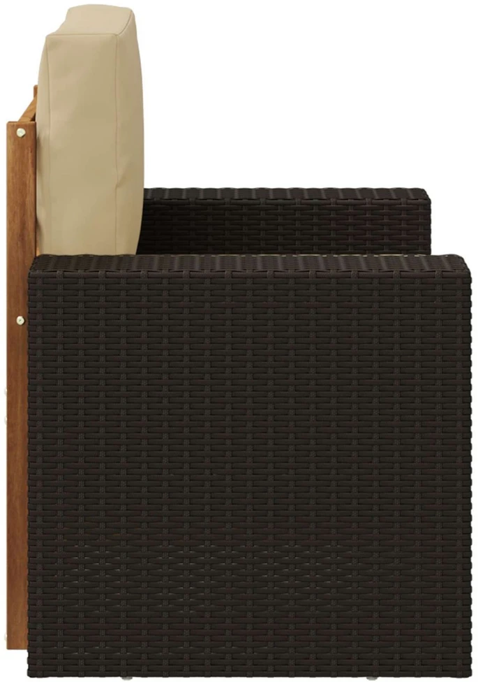 Lauko Vidurinis Sofa Natūrali