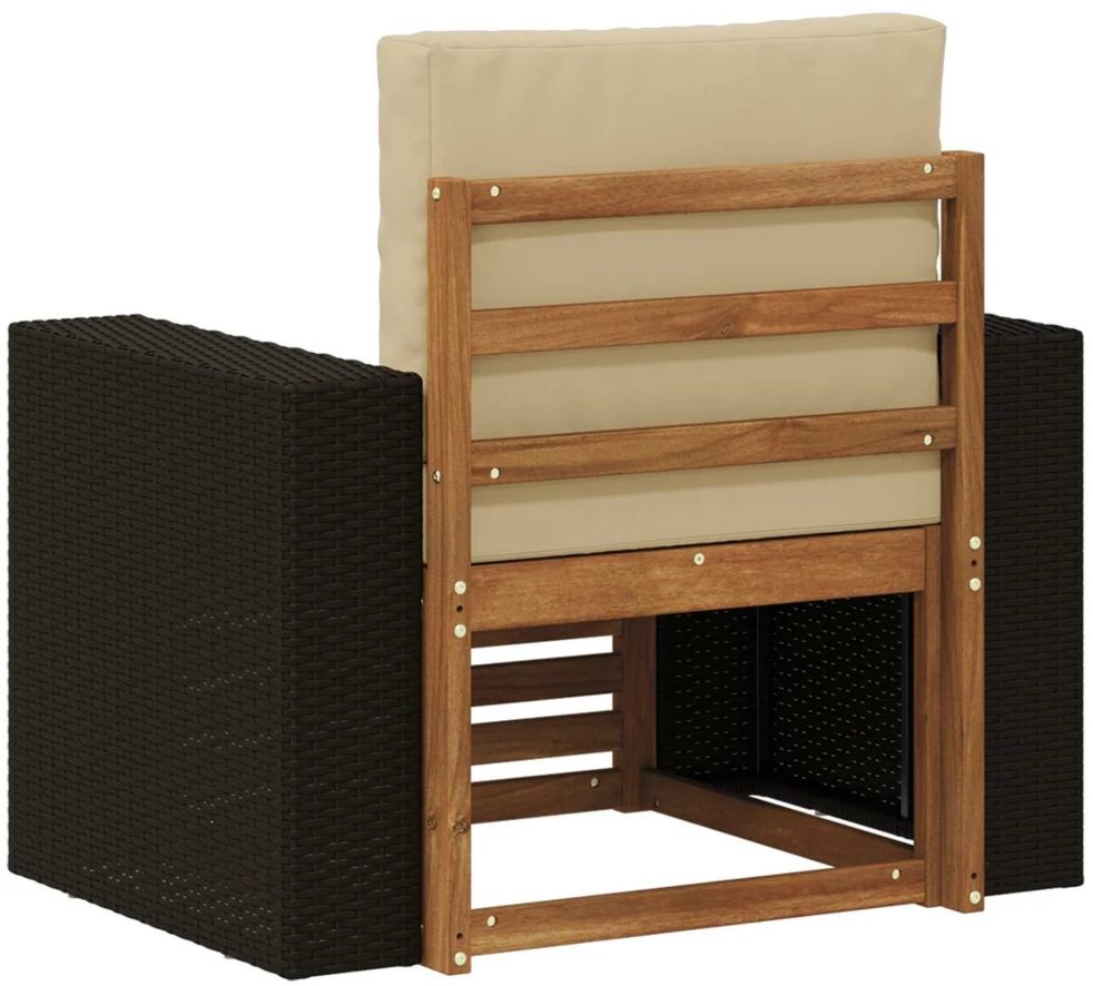 Lauko Vidurinis Sofa Natūrali