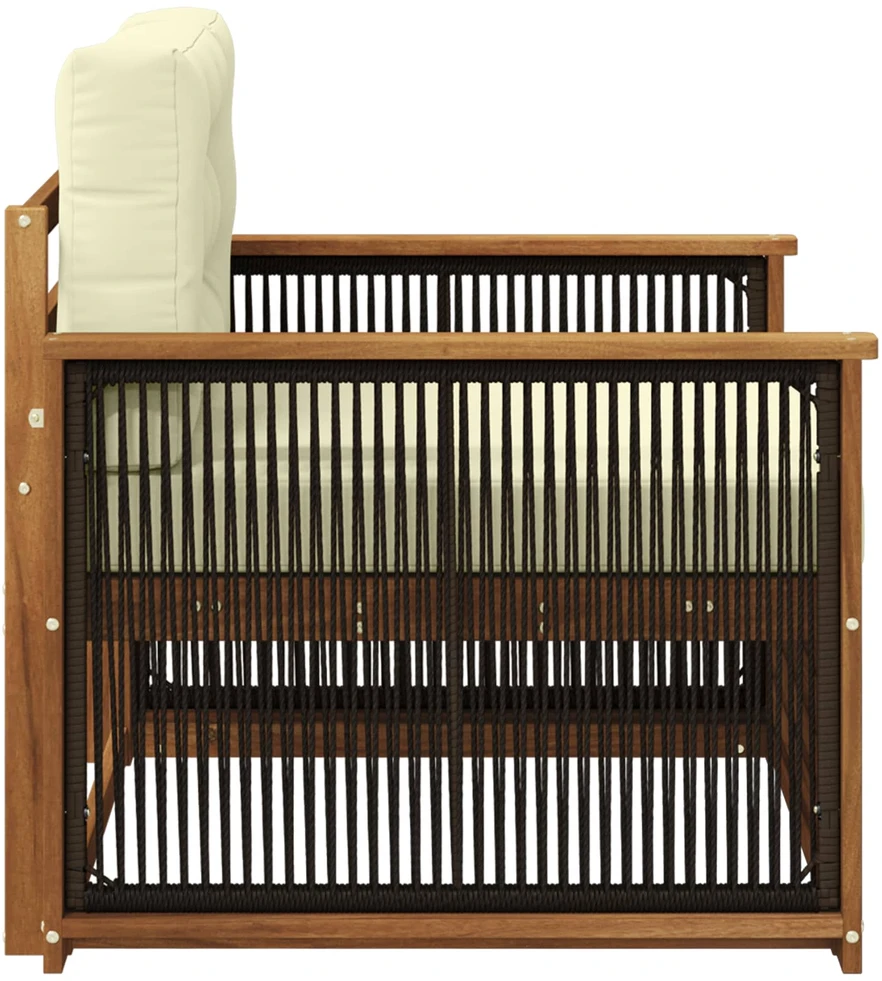 Lauko Vidurinis Sofa Natūrali