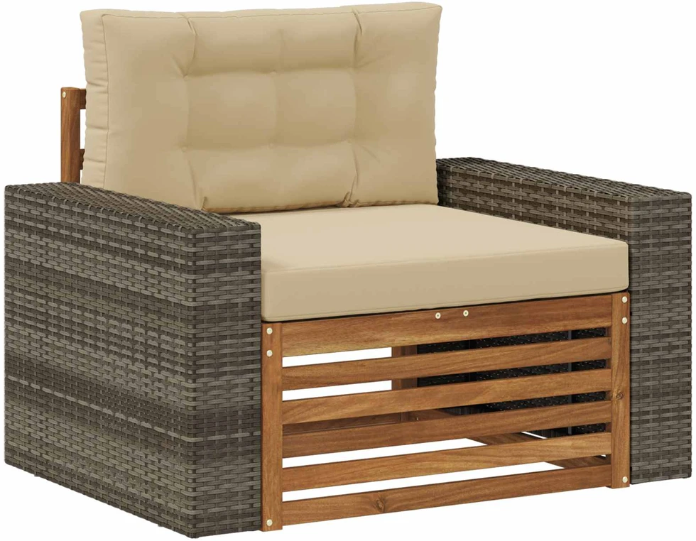 Lauko Vidurinis Sofa Natūrali