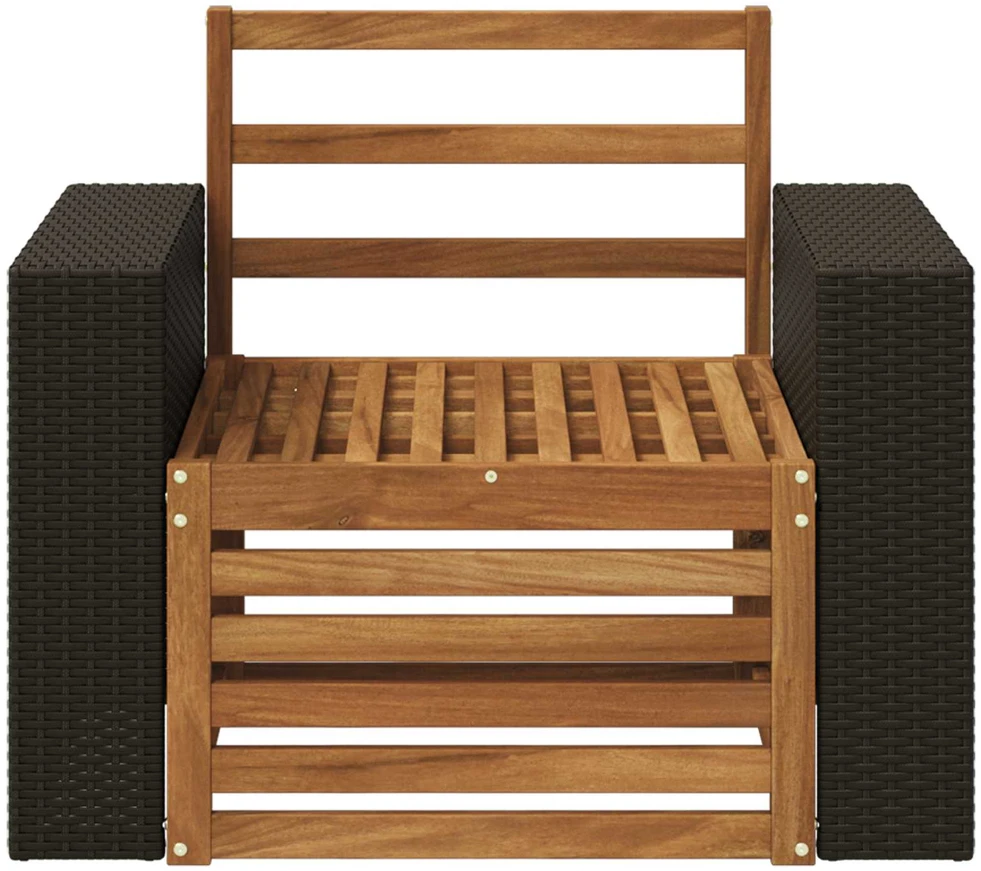 Lauko Vidurinis Sofa Natūrali