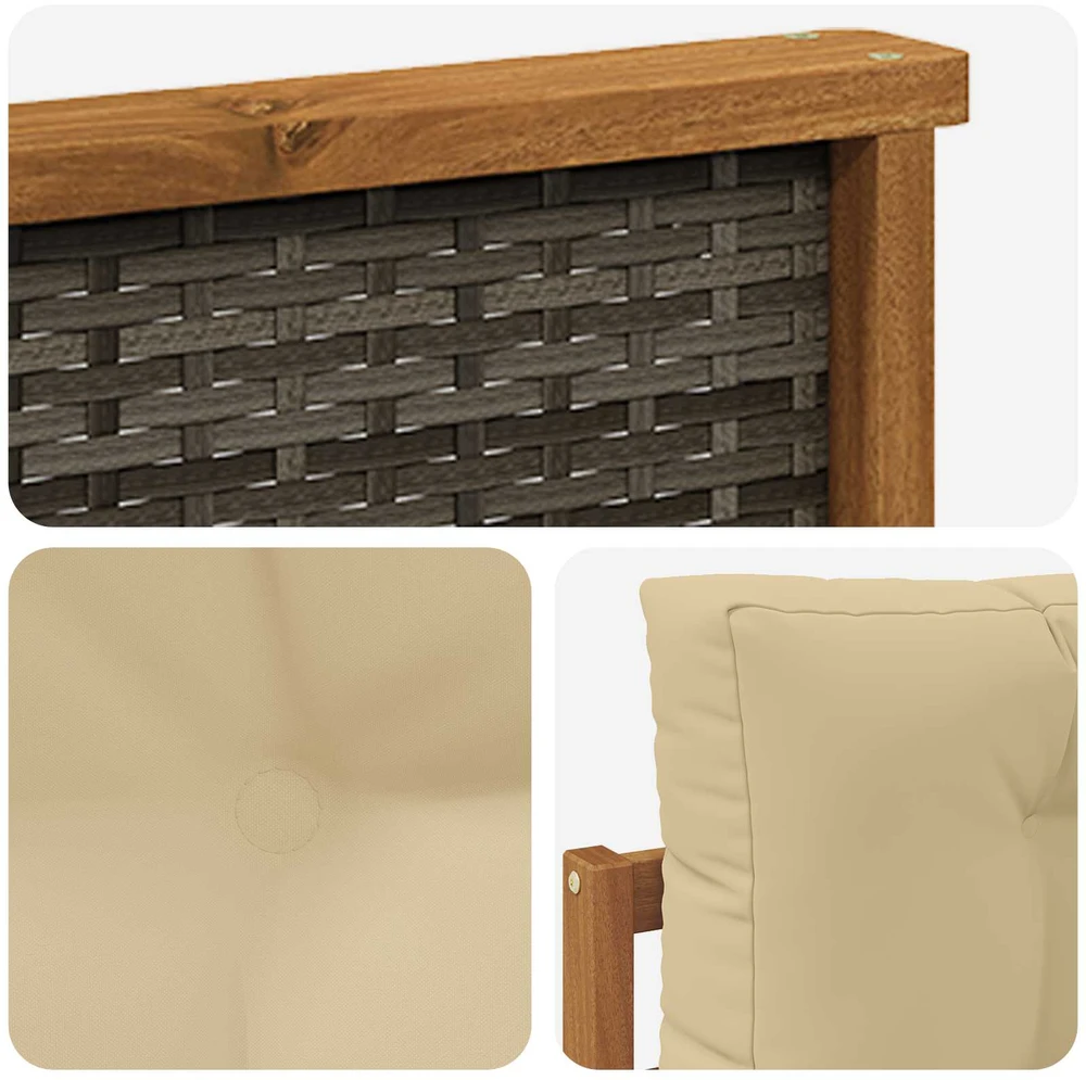 Lauko Vidurinis Sofa Natūrali