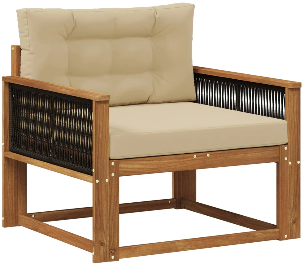 Lauko Vidurinis Sofa Natūrali