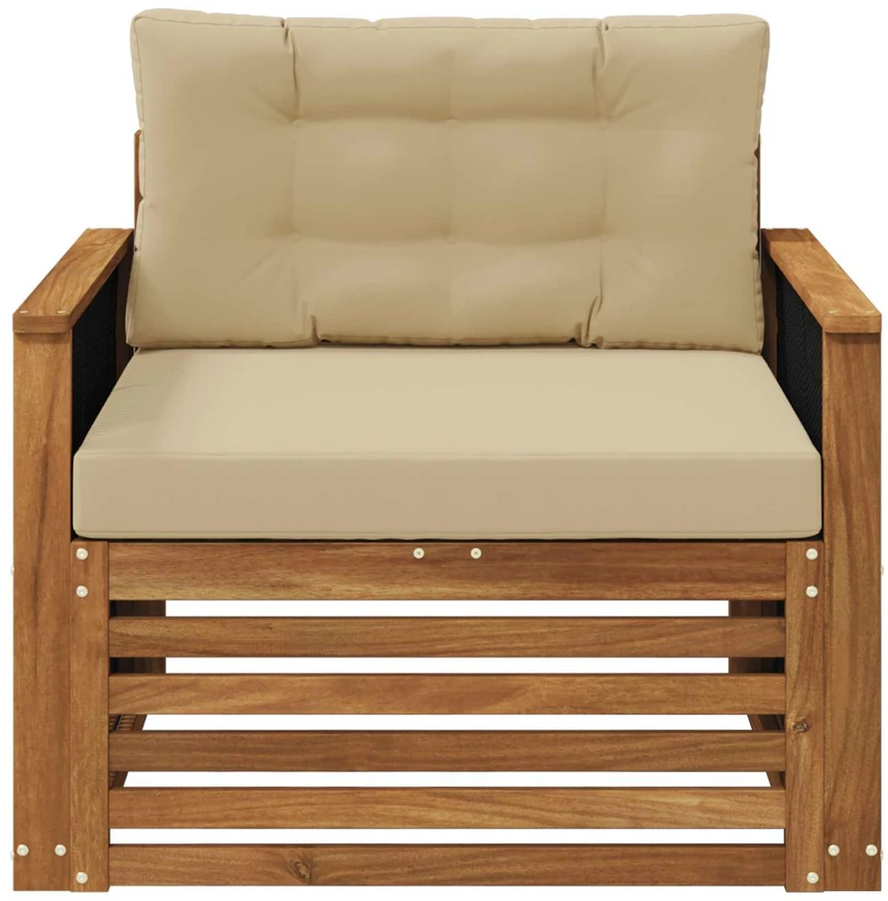 Lauko Vidurinis Sofa Natūrali