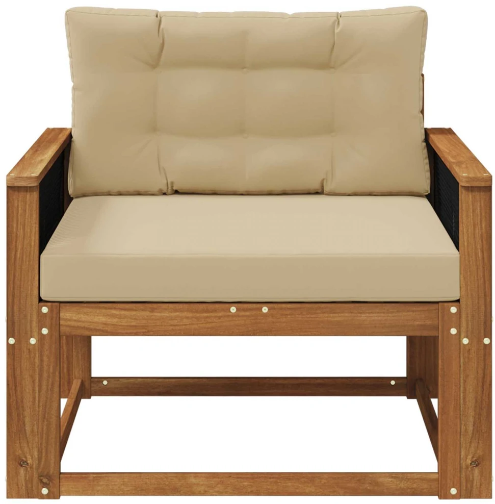 Lauko Vidurinis Sofa Natūrali