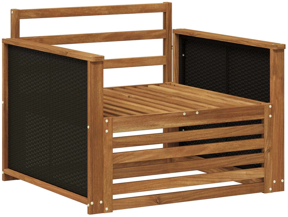 Lauko Vidurinis Sofa Natūrali