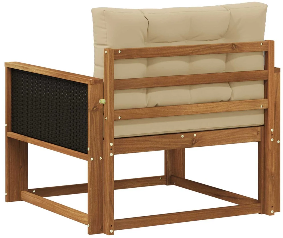 Lauko Vidurinis Sofa Natūrali