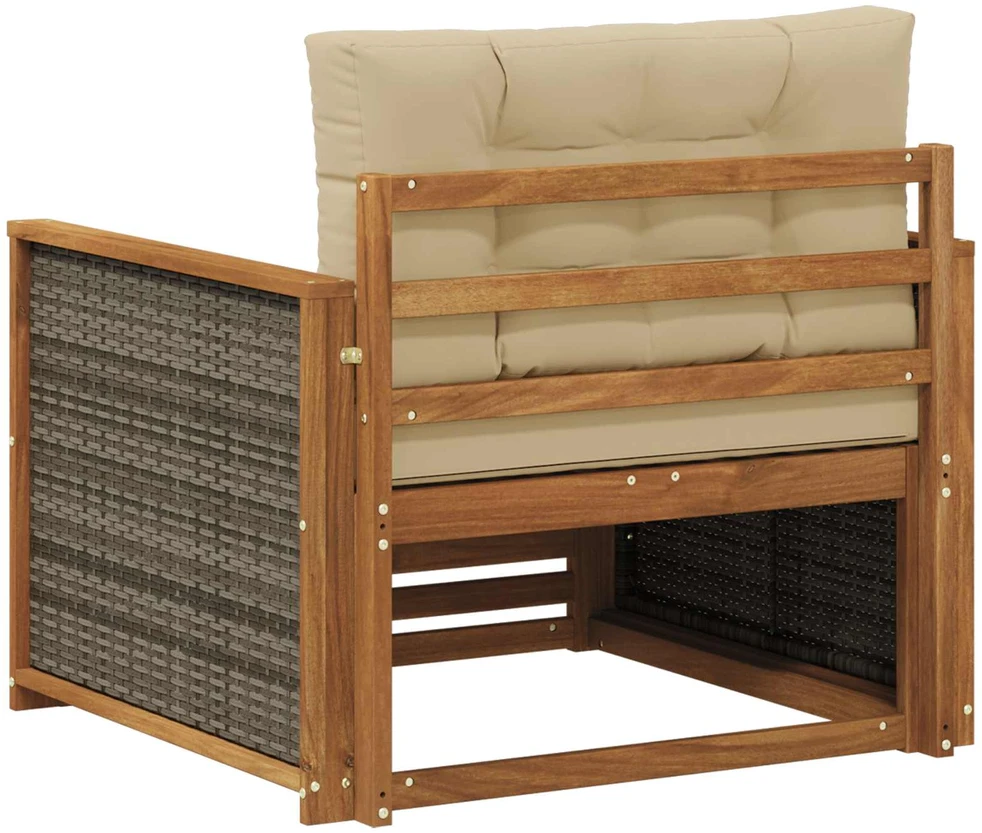 Lauko Vidurinis Sofa Natūrali