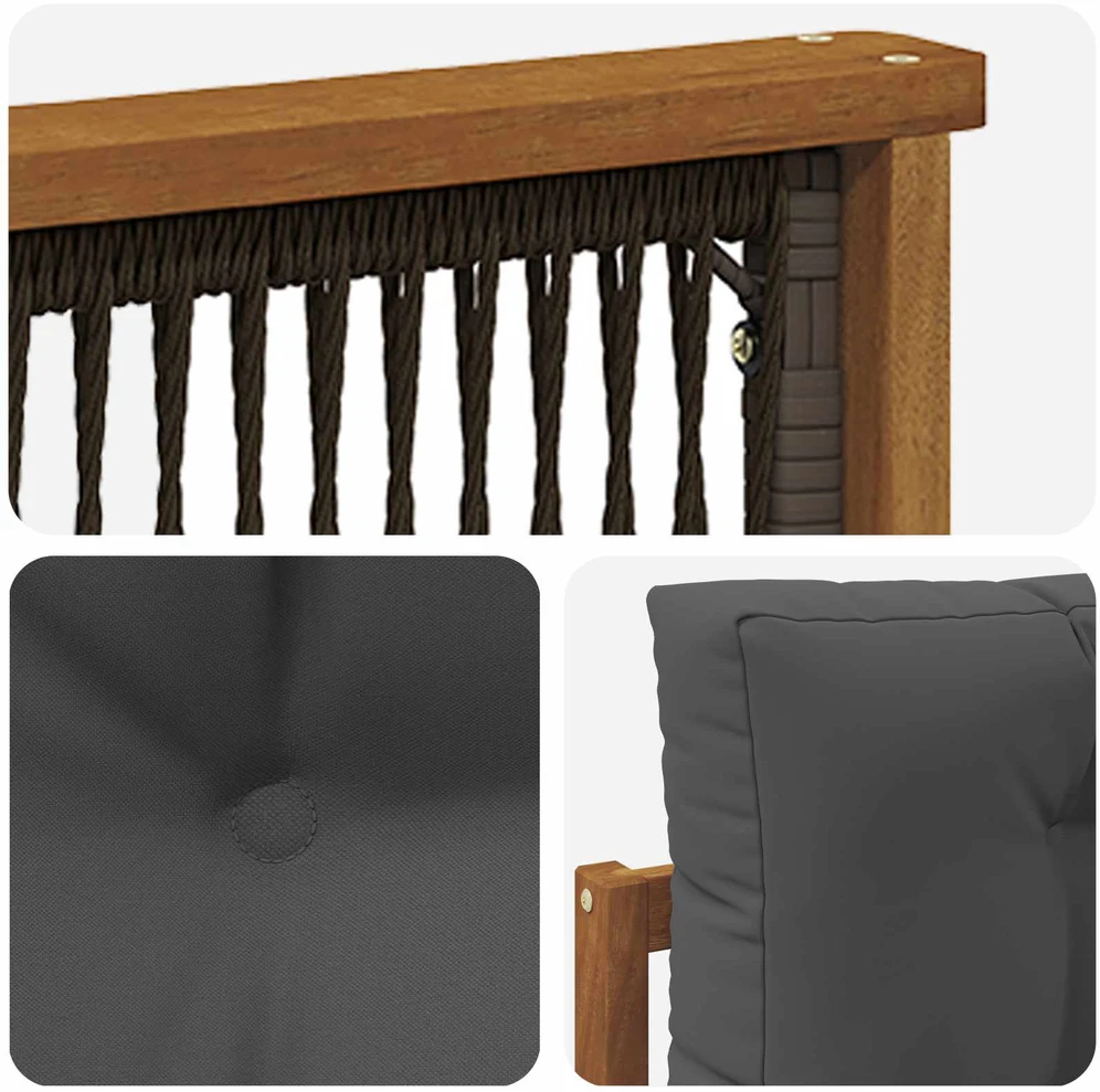 Lauko Vidurinis Sofa Natūrali