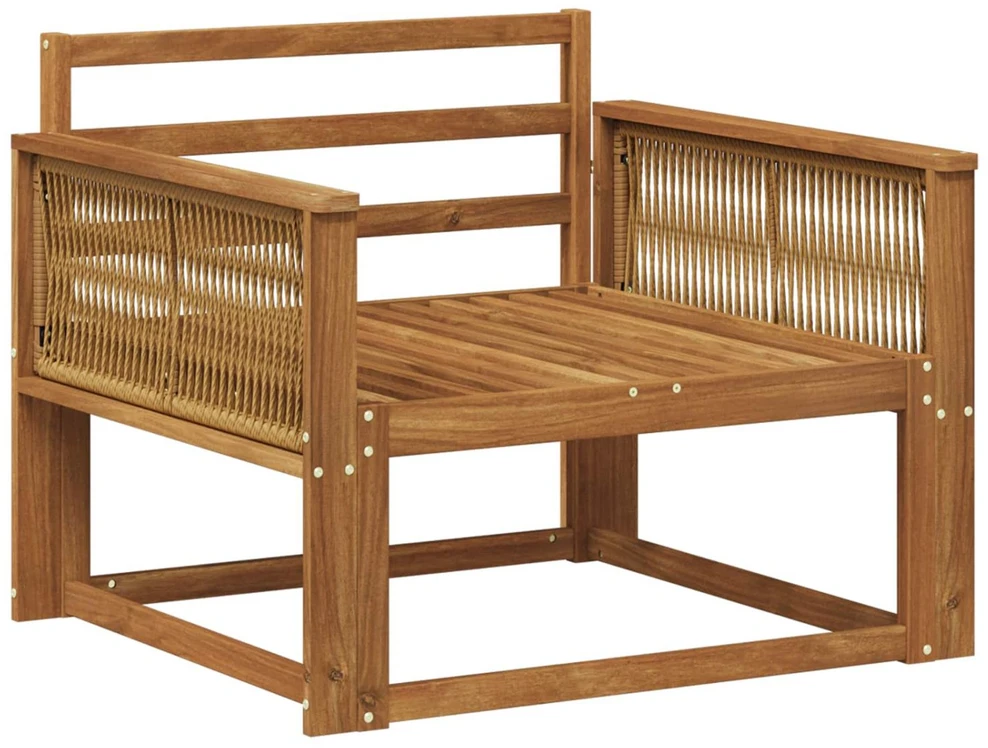 Lauko Vidurinis Sofa Natūrali