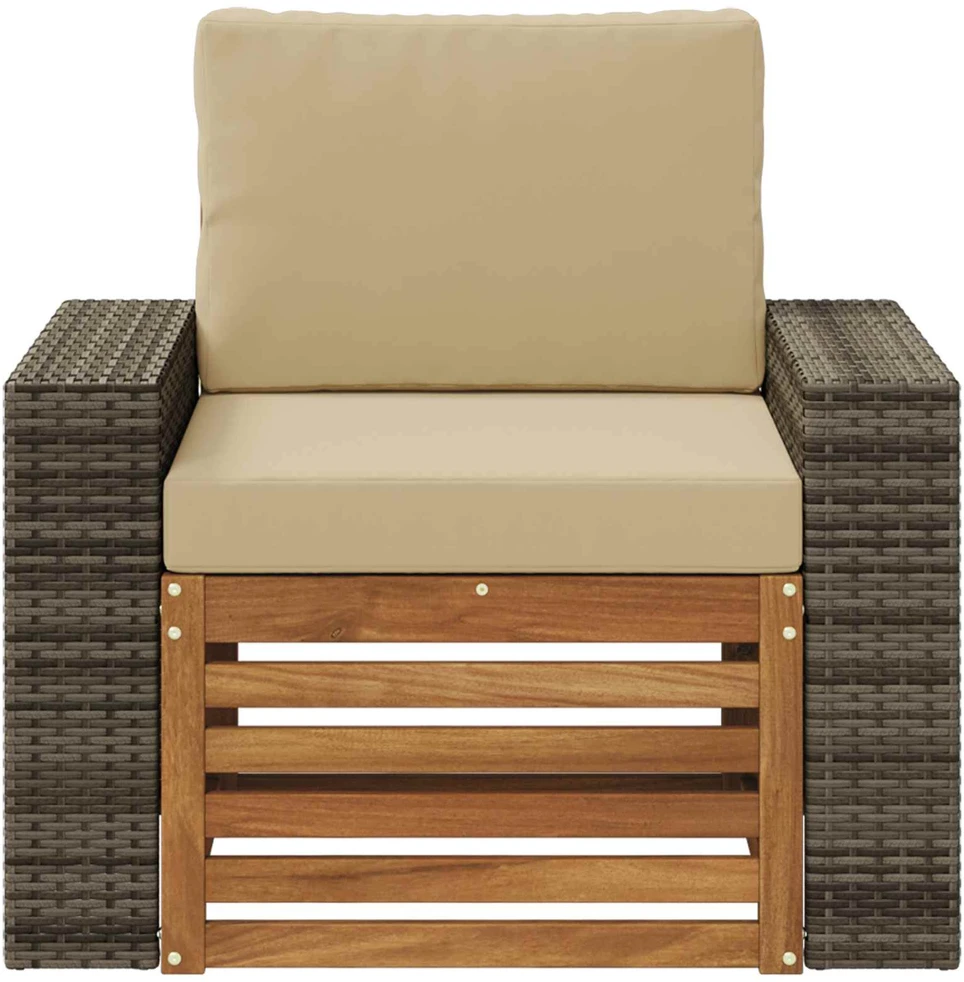 Lauko Vidurinis Sofa Natūrali