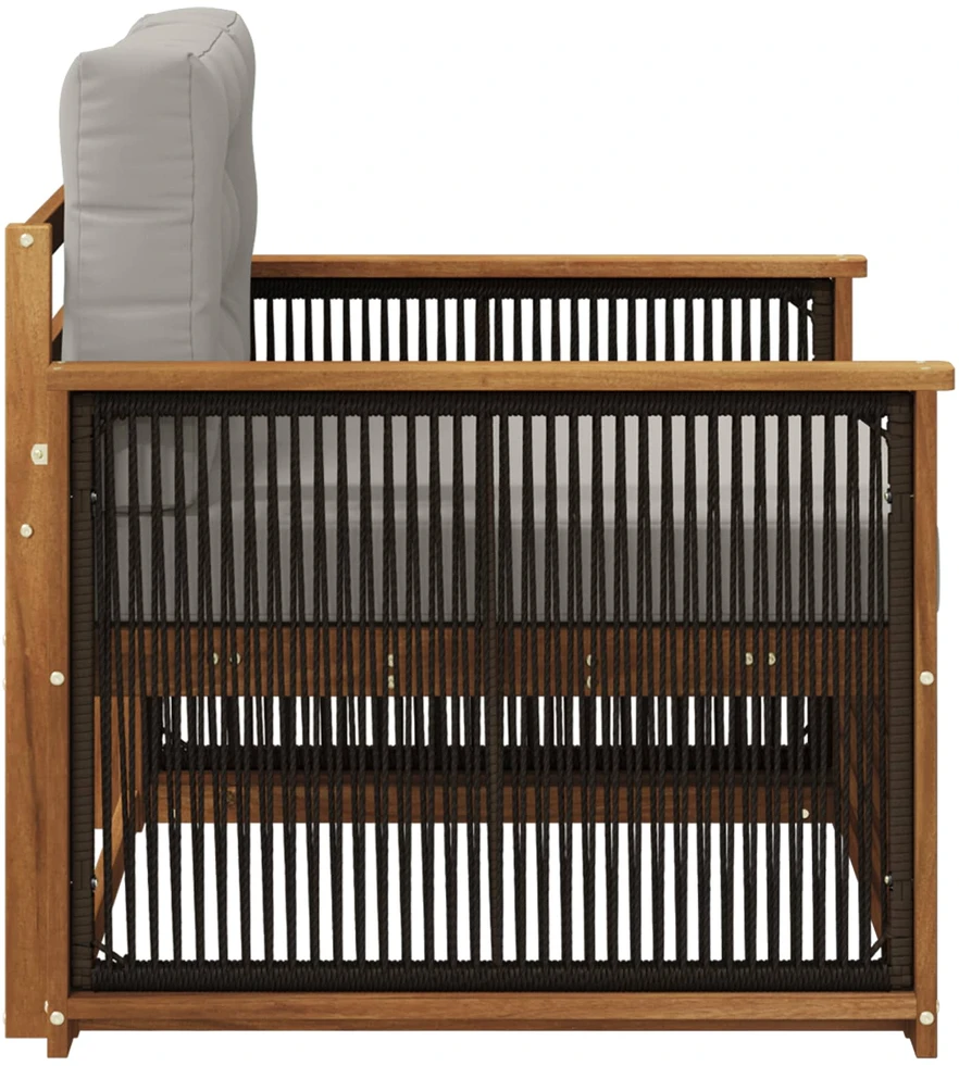 Lauko Vidurinis Sofa Natūrali