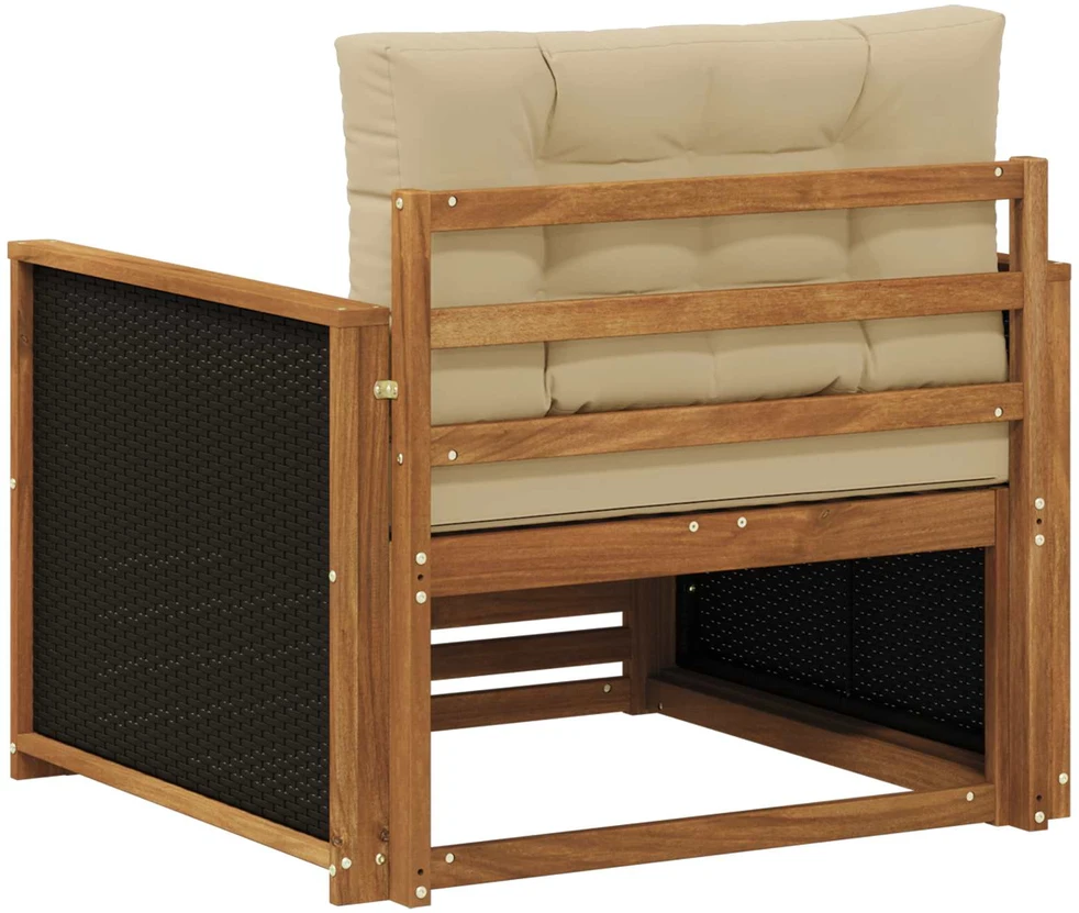 Lauko Vidurinis Sofa Natūrali
