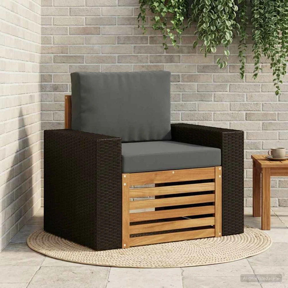 Lauko Vidurinis Sofa Natūrali