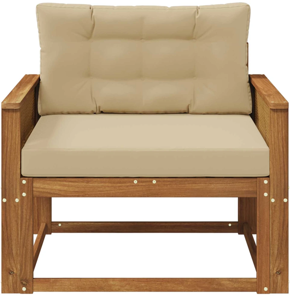 Lauko Vidurinis Sofa Natūrali