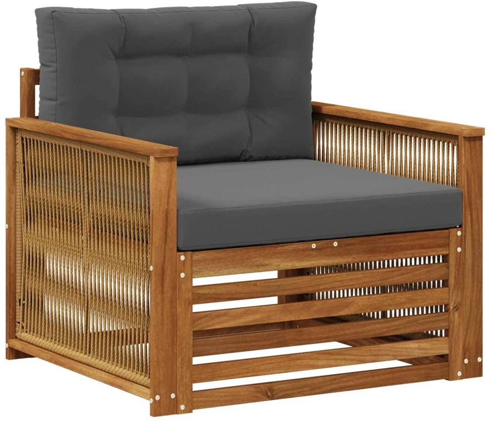 Lauko Vidurinis Sofa Natūrali