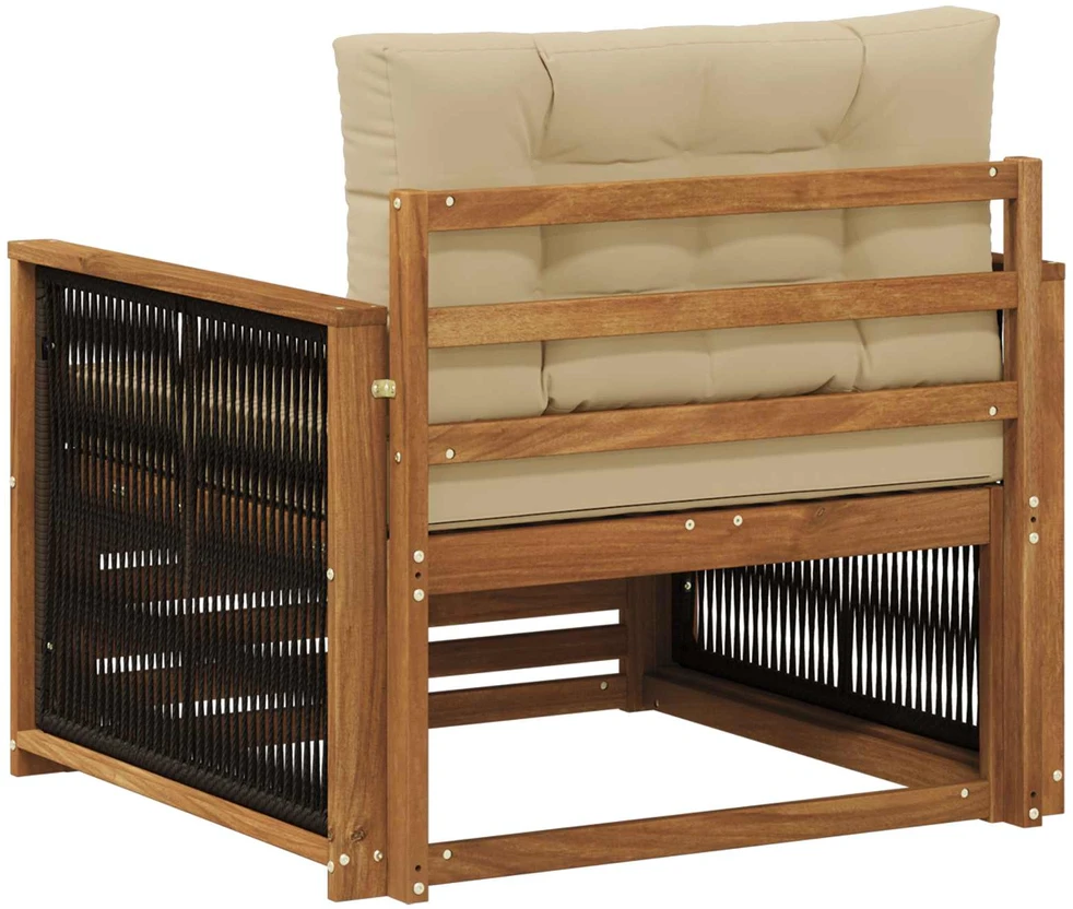 Lauko Vidurinis Sofa Natūrali