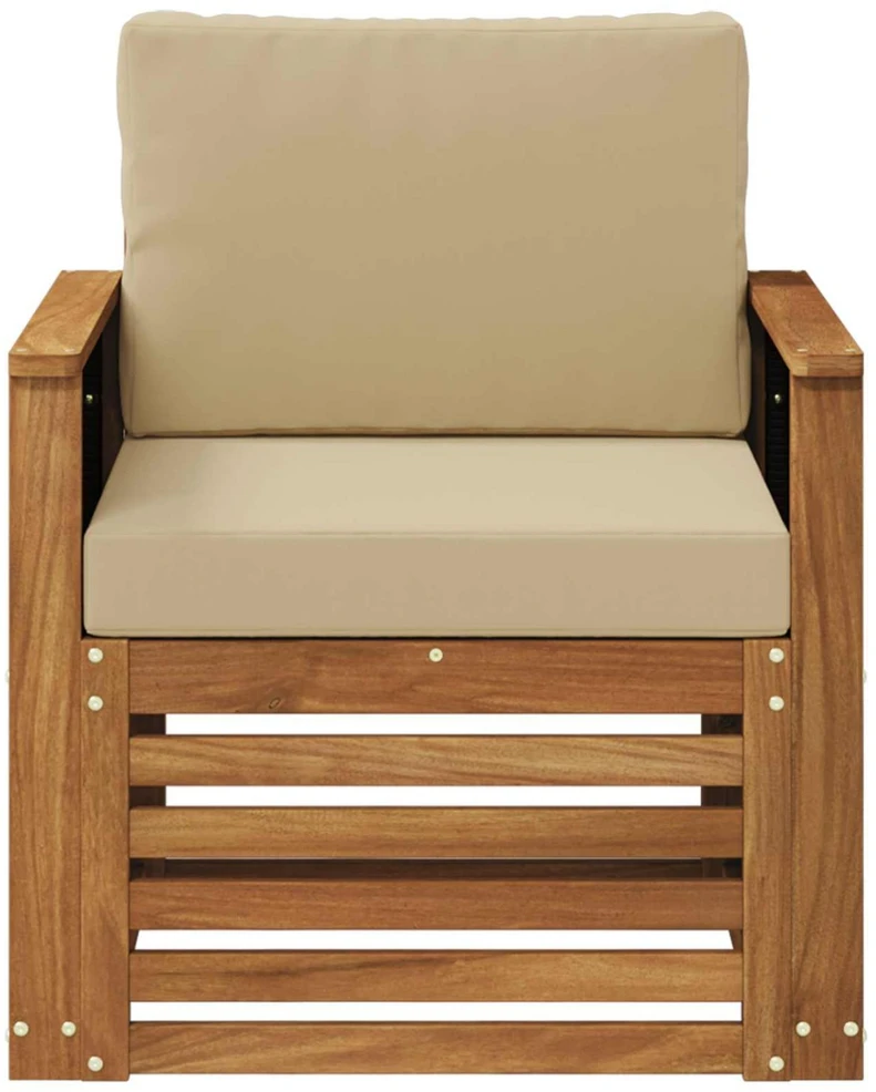 Lauko Vidurinis Sofa Natūrali