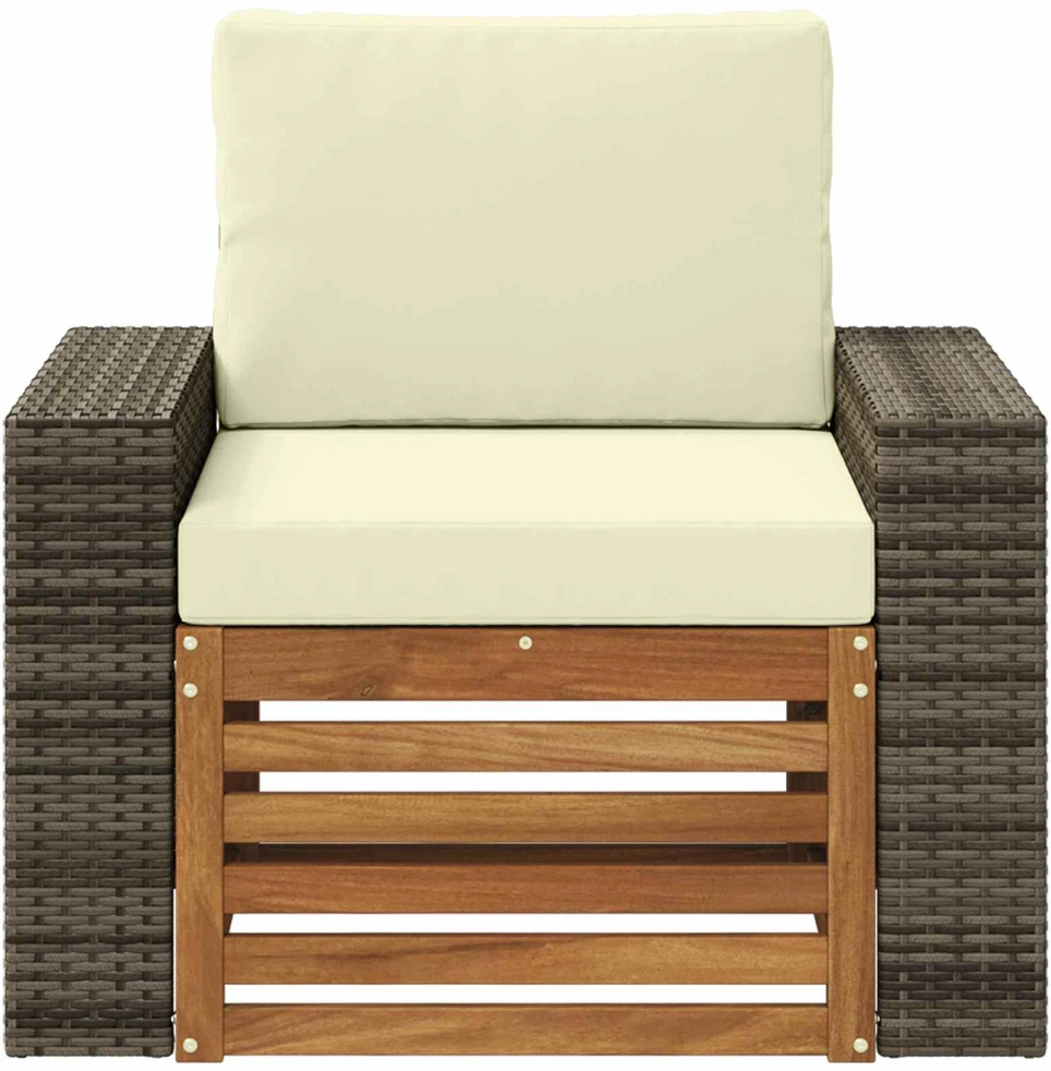 Lauko Vidurinis Sofa Natūrali