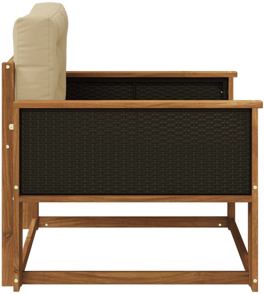 Lauko Vidurinis Sofa Natūrali