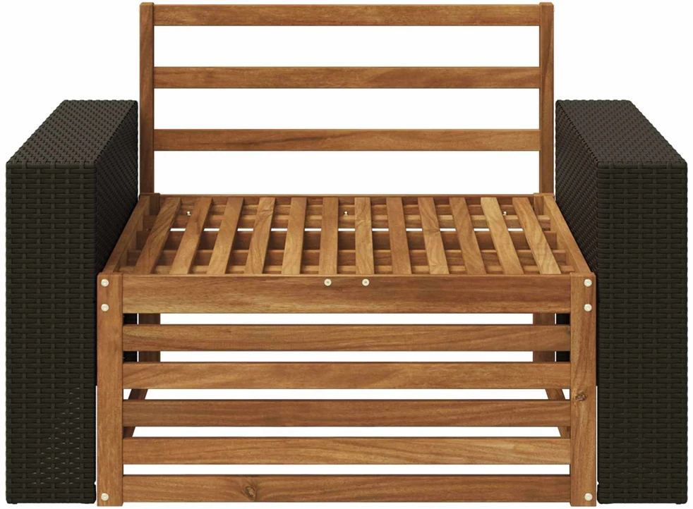 Lauko Vidurinis Sofa Natūrali
