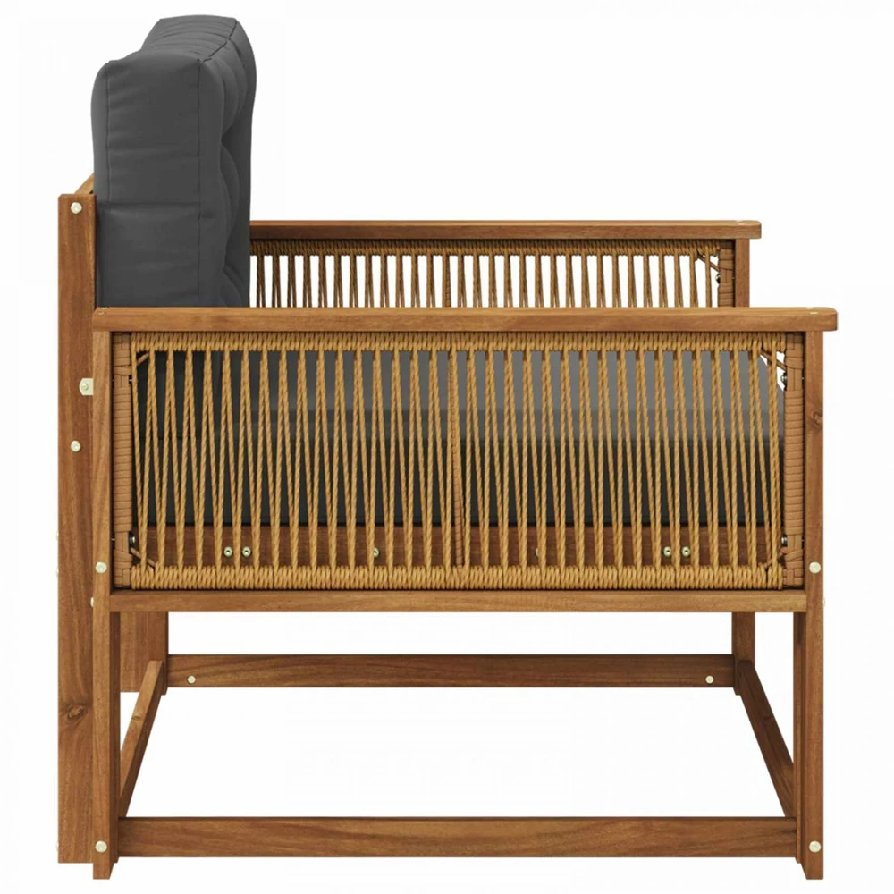 Lauko Vidurinis Sofa Natūrali