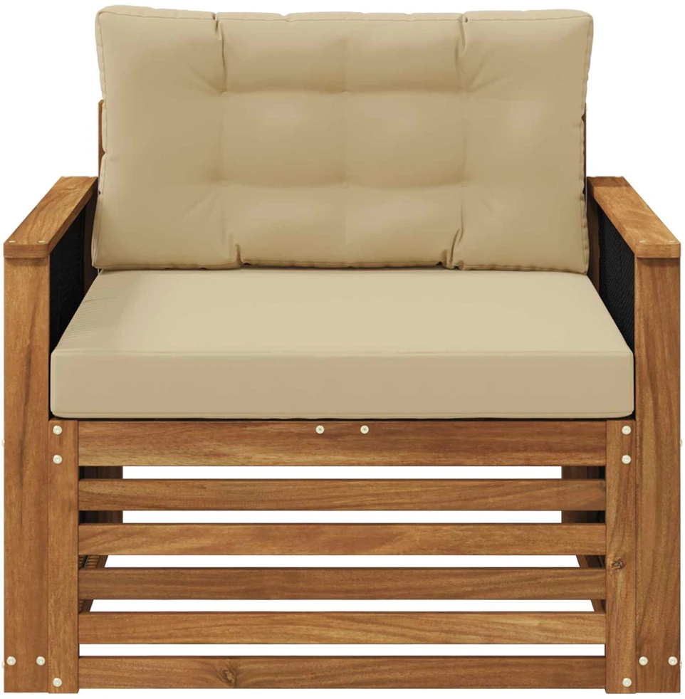 Lauko Vidurinis Sofa Natūrali
