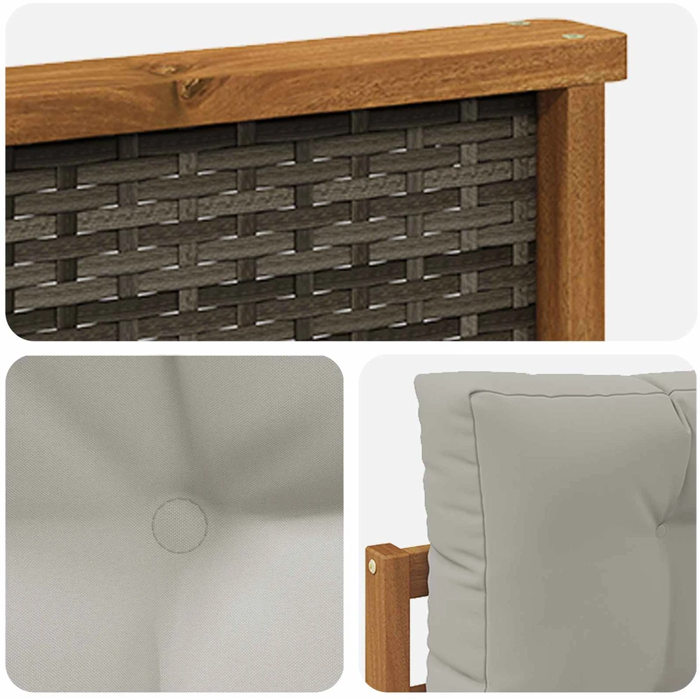 Lauko Vidurinis Sofa Natūrali