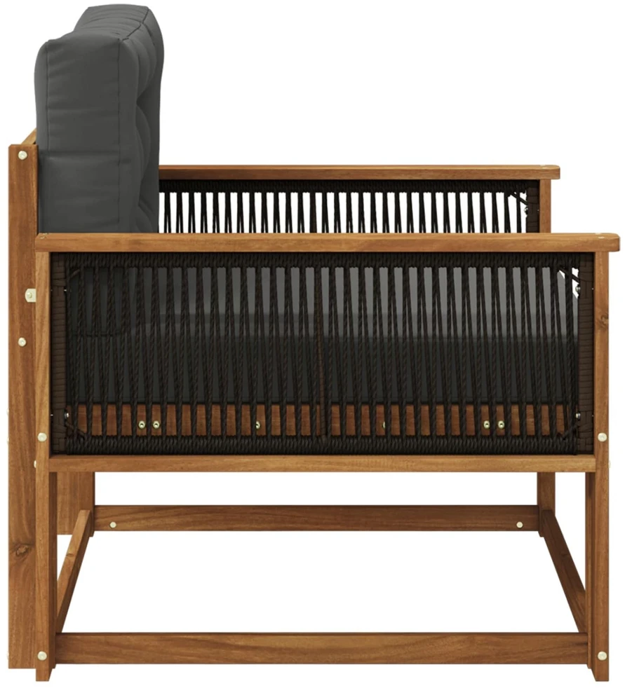 Lauko Vidurinis Sofa Natūrali