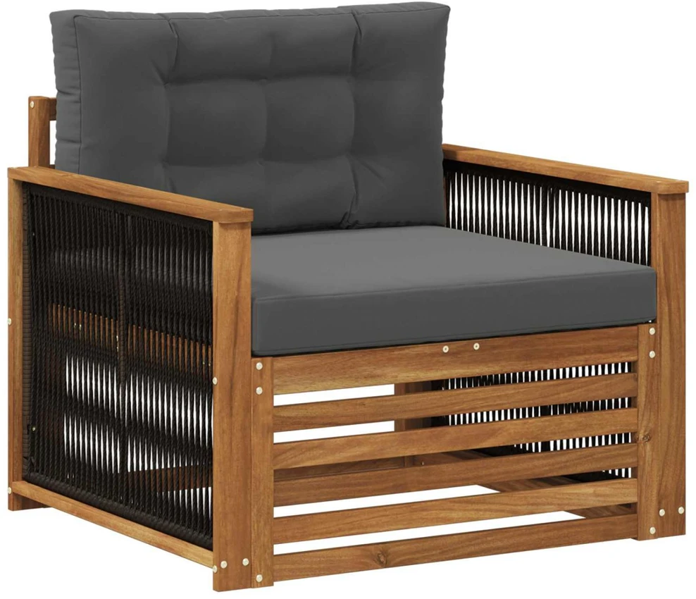 Lauko Vidurinis Sofa Natūrali