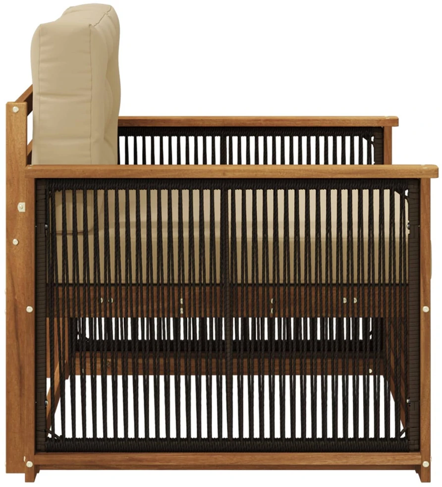 Lauko Vidurinis Sofa Natūrali