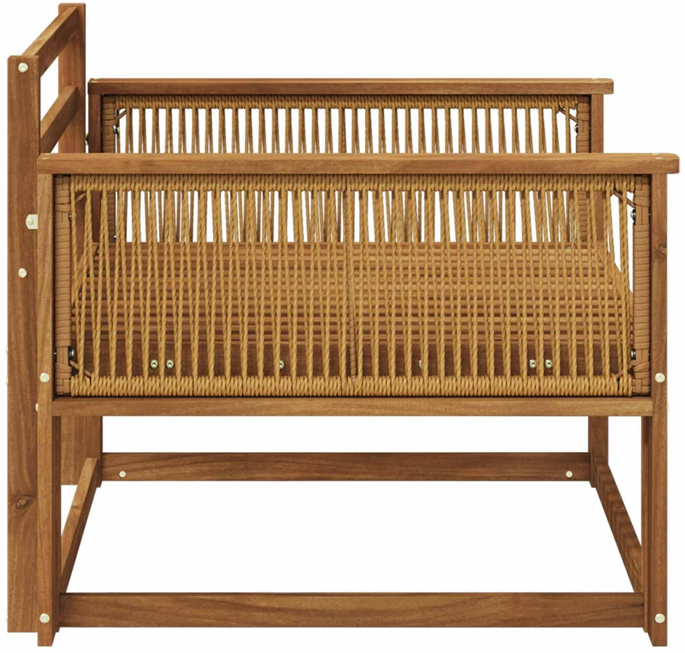 Lauko Vidurinis Sofa Natūrali