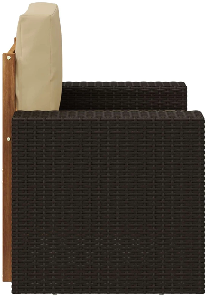 Lauko Vidurinis Sofa Natūrali