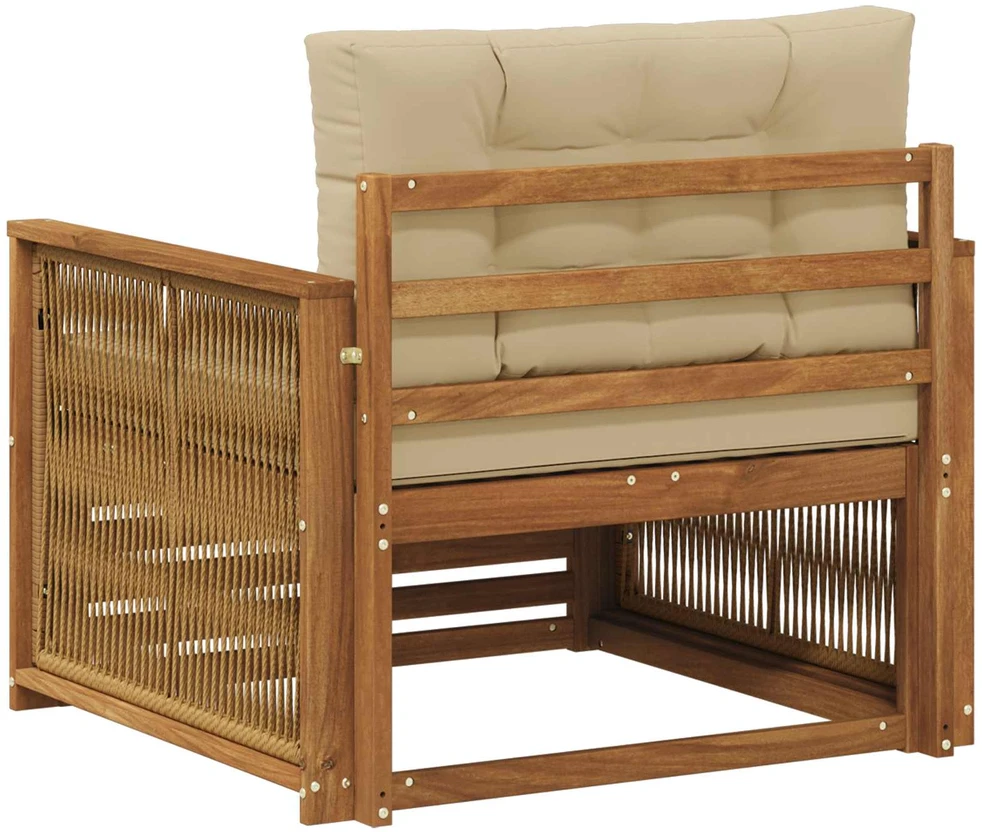 Lauko Vidurinis Sofa Natūrali