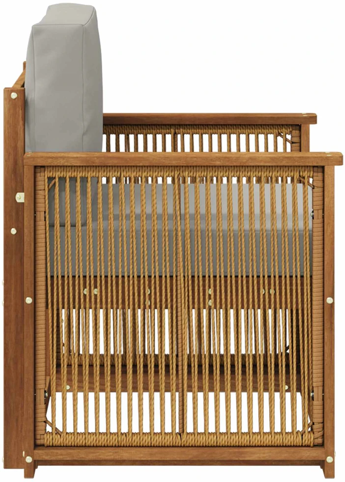 Lauko Vidurinis Sofa Natūrali