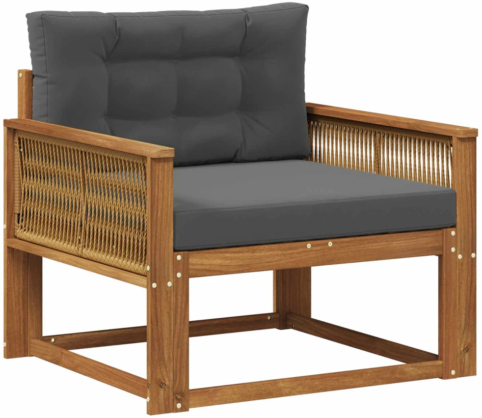 Lauko Vidurinis Sofa Natūrali