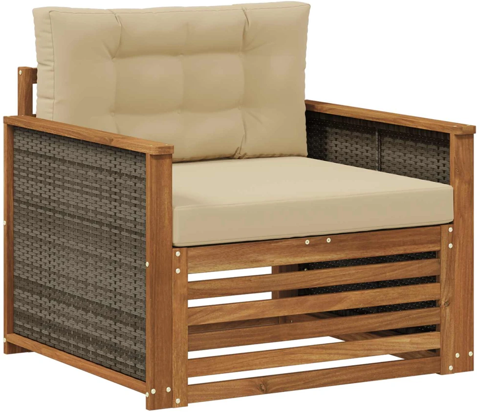 Lauko Vidurinis Sofa Natūrali