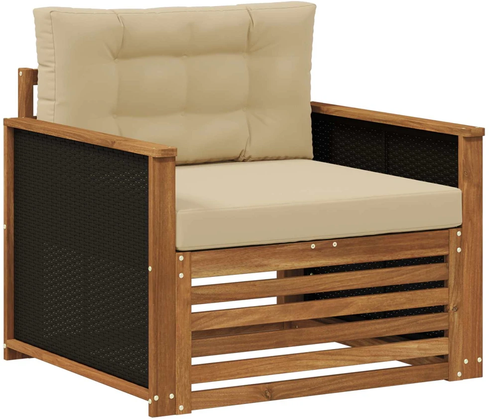 Lauko Vidurinis Sofa Natūrali