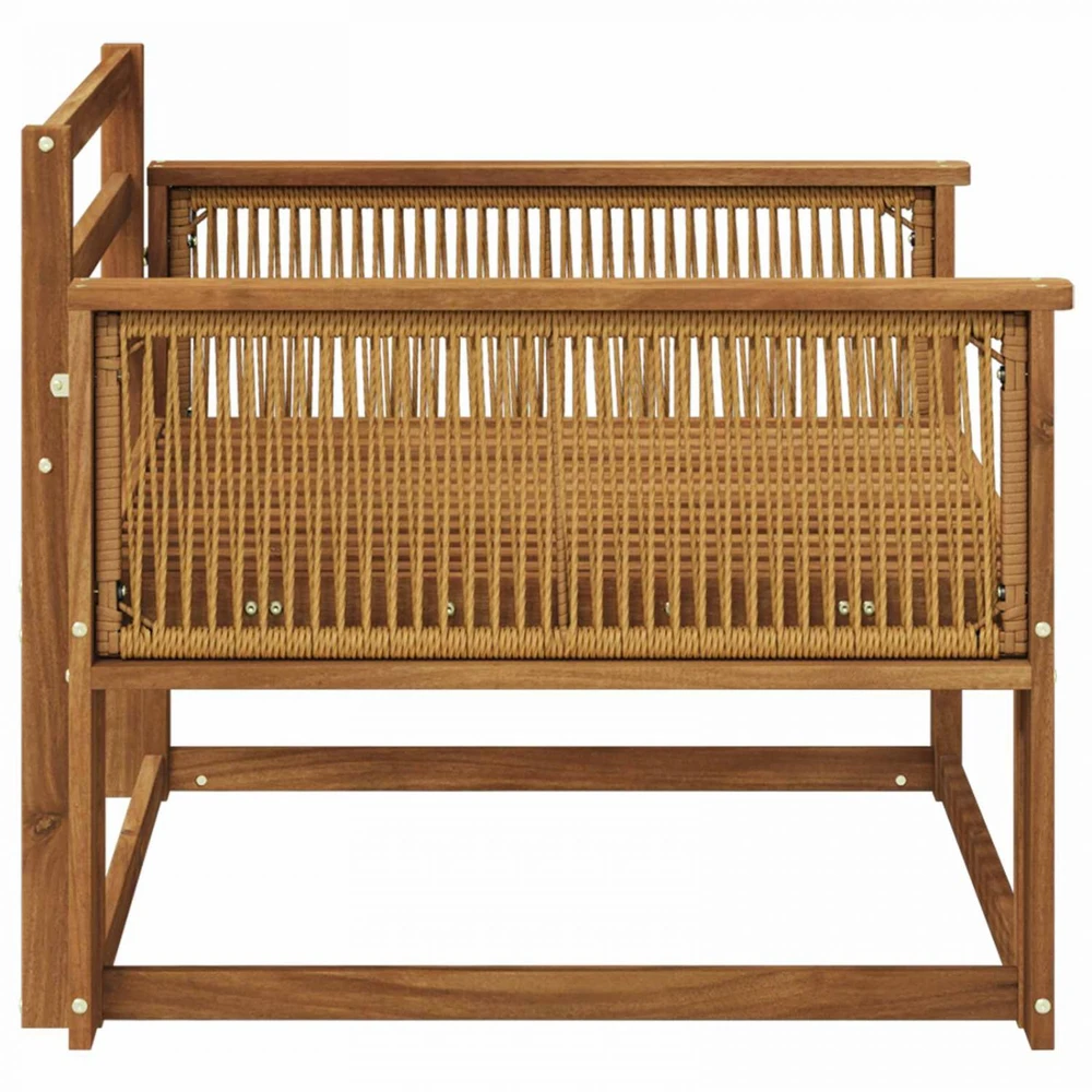 Lauko Vidurinis Sofa Natūrali