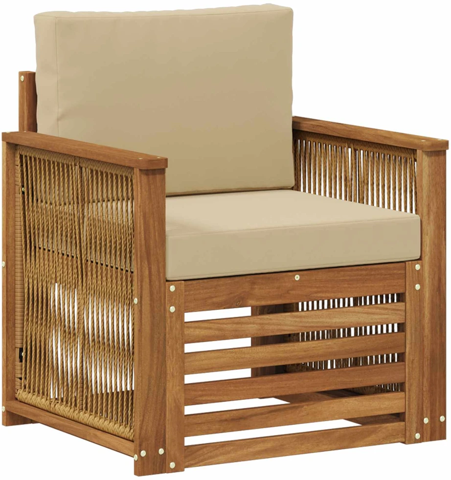 Lauko Vidurinis Sofa Natūrali