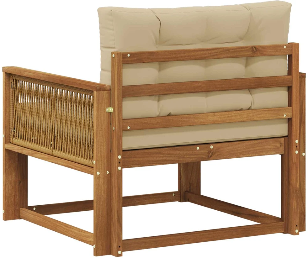 Lauko Vidurinis Sofa Natūrali