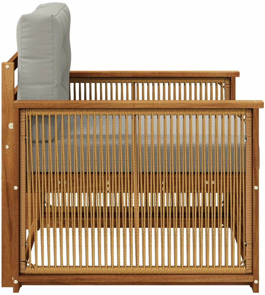 Lauko Vidurinis Sofa Natūrali