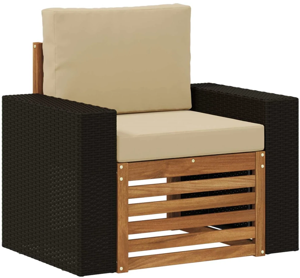 Lauko Vidurinis Sofa Natūrali