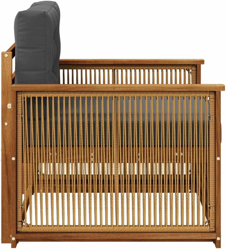 Lauko Vidurinis Sofa Natūrali