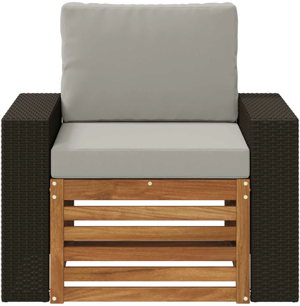 Lauko Vidurinis Sofa Natūrali