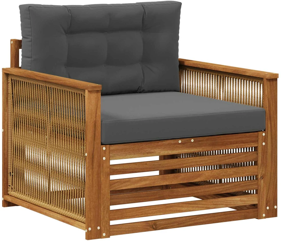 Lauko Vidurinis Sofa Natūrali