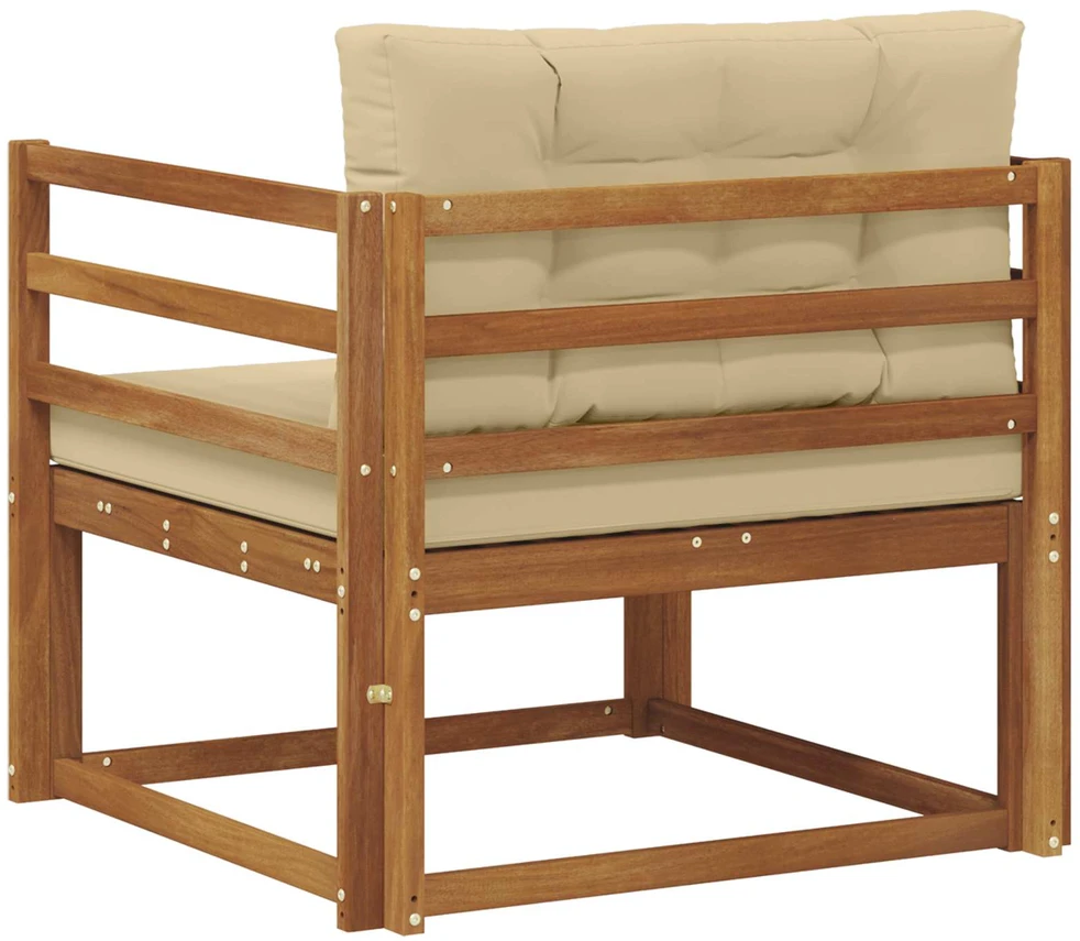 Lauko Vidurinis Sofa Natūrali