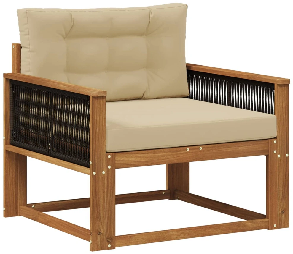 Lauko Vidurinis Sofa Natūrali