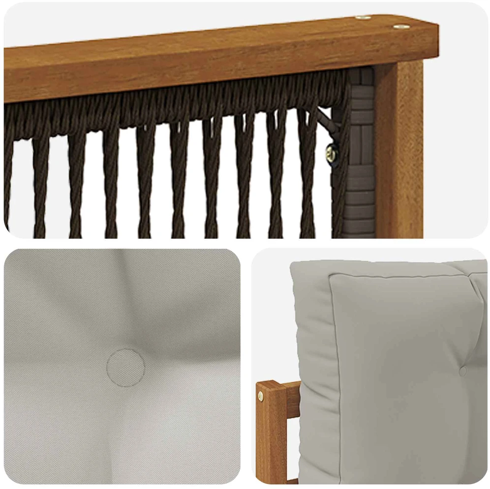 Lauko Vidurinis Sofa Natūrali